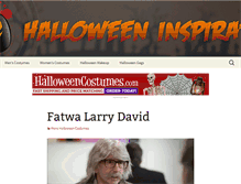 Tablet Screenshot of halloweeninspiration.com